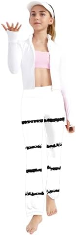 Comfortable Toddler Girls Striped Yoga Pants
