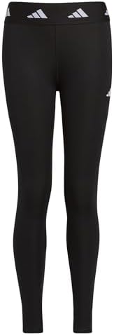 Adidas Techfit Leggings for Girls Moisture-Wicking Comfortable Detached Waistband
