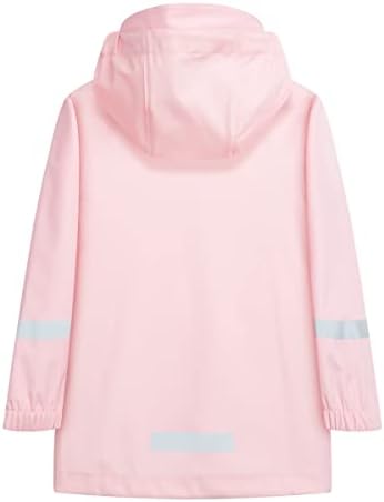 Hiheart Boys Girls fully waterproof rain jacket
