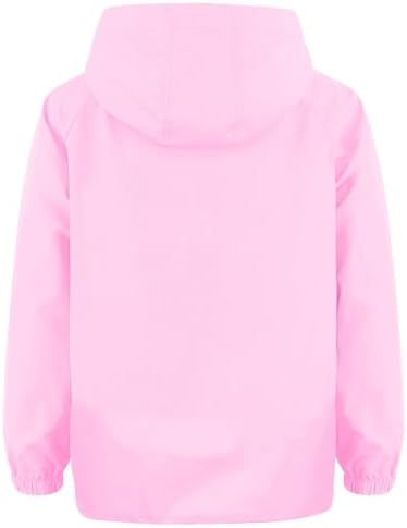 MODAFANS Waterproof Lined Hooded Rain Jacket