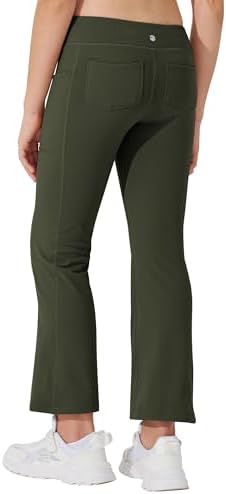 Willit Girls Fleece Lined Pants Thermal Yoga setCrossover Leggings Durable Cozy