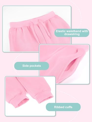 Resinta Girls Fleece Lined Jogger Sweatpants