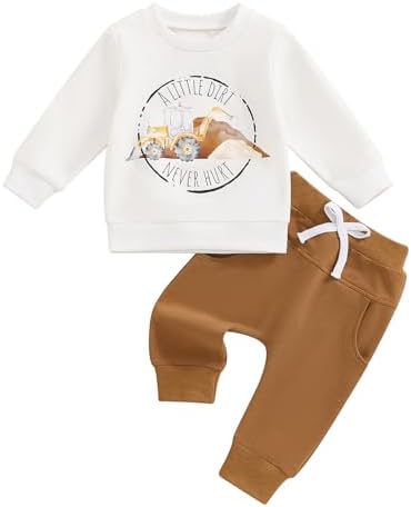 MERSARIPHY Toddler Cartoon Print Outfit Set