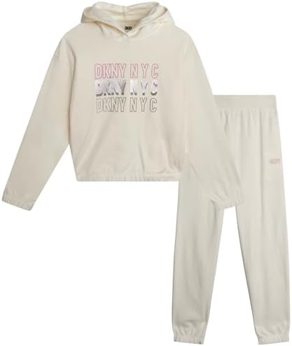 DKNY Girls Fleece Set Cozy Matching