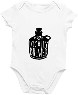 Printique Organic GOTS Certified Baby Onesie for 0-18 Months Trendy Cozy