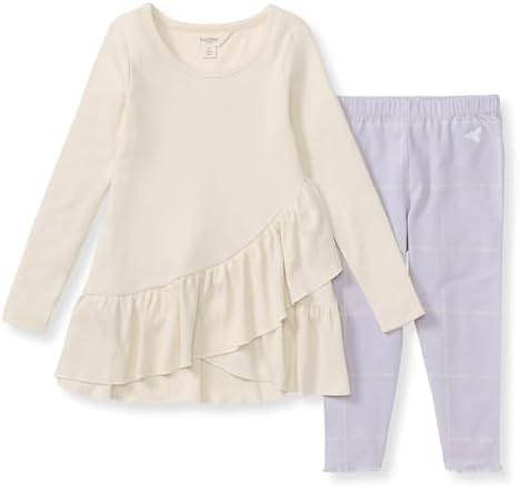 Organic Cotton Tunic Leggings Praises Softness Comfort Style for Baby Girls
