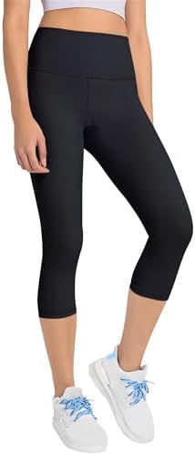 Gnai nach girls high-waisted compression leggings for workout