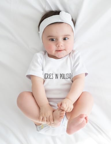 Polish Baby Graduation Bodysuits Hello Gift Set