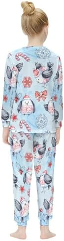 MEIKKO Thermal Underwear Set for Girls Pink Soft