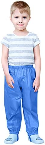 Kids Waterproof Rain Pants - Boys Girls - Hiking Trousers