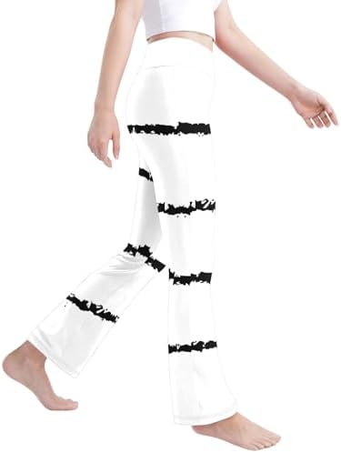 Comfortable Toddler Girls Striped Yoga Pants