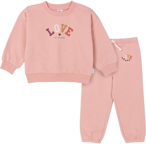 Cozy Baby Girls Fleece Outfit Set