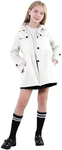 Betusline Girls Lightweight Trench Coats
