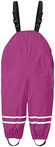 Casual Toddler Rain Pants Water-Proof Outdoor Jumpsuit