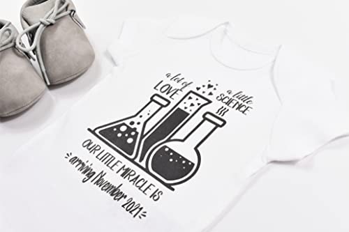 Personalized IVF Baby Bodysuit Made With Love Science