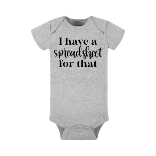 Handmade Im Your Spreadsheet for That 6-9M Baby Bodysuit