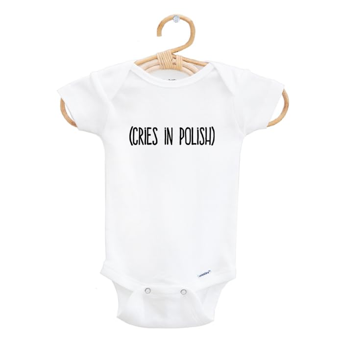 Polish Baby Graduation Bodysuits Hello Gift Set