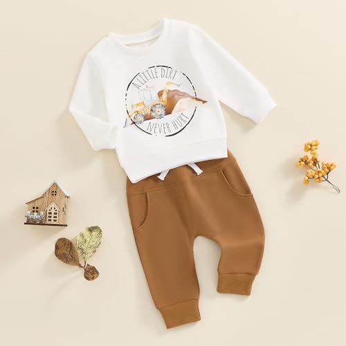 MERSARIPHY Toddler Cartoon Print Outfit Set