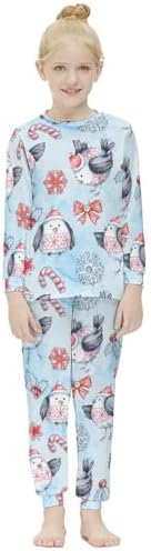 MEIKKO Thermal Underwear Set for Girls Pink Soft