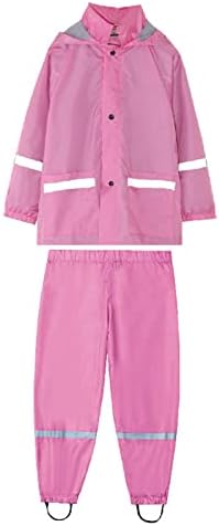 enjoch hot pink kids rain jacket