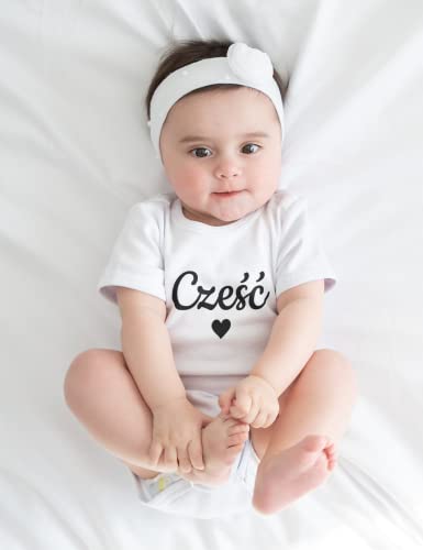 Polish Baby Graduation Bodysuits Hello Gift Set