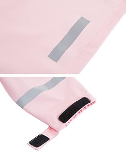Hiheart Boys Girls fully waterproof rain jacket