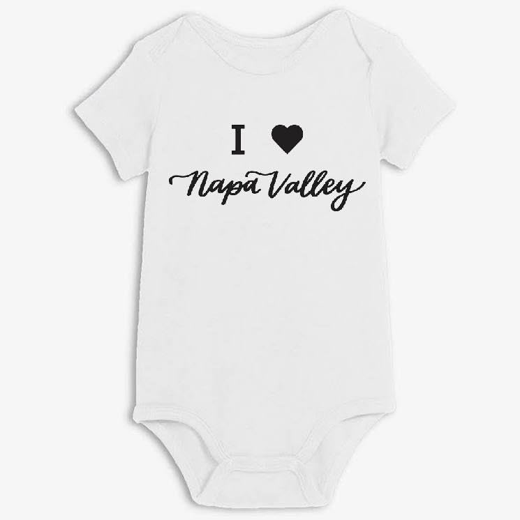 Napa Valley Baby Onesie 6-9M White