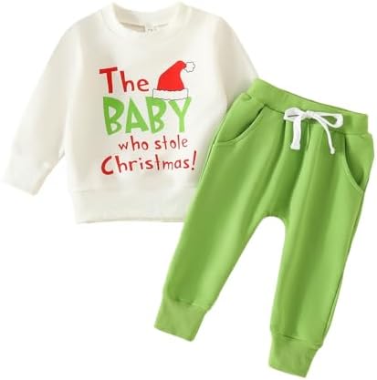 Delight Your Baby Girl this Christmas Long Sleeve Outfit Set 2