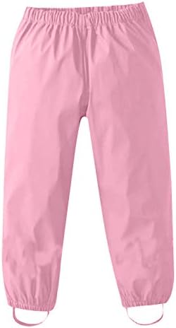 Stay Dry with Style - RNTOP Kids Rain Pants Pink
