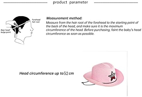 Casual Straw Headband with Straw Charm for Boys Girls Kids Sun Protection