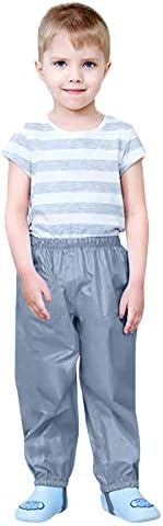 Kids Lightweight waterproof rain pants for toddlers mudproof hiking trunks