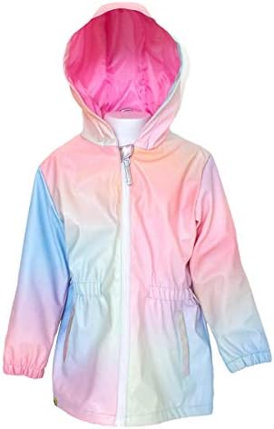 Perfect Girls Ombre Rainbow Rain Coat Iridescent by Western Chief US Made