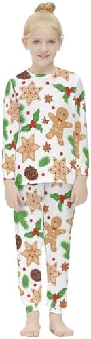Perfect Christmas Match Soft Thermal Underwear Set for Girls