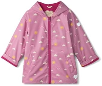 Water-Resistant Zip-Up Rain Jacket