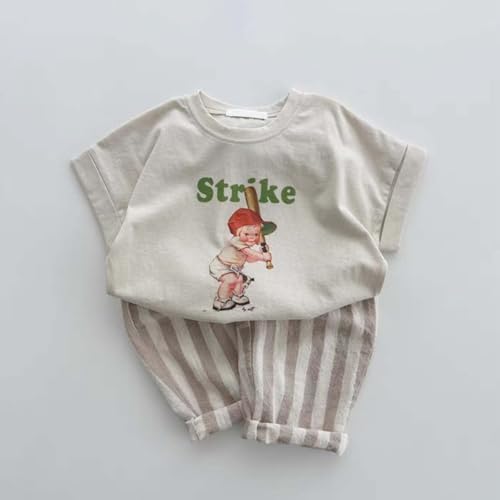 Adorable Striped Cotton Shorts for Babies