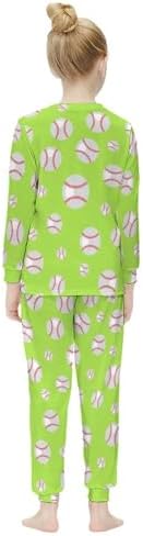 Girls Thermal Underwear Set Long Johns Lined Base Layer