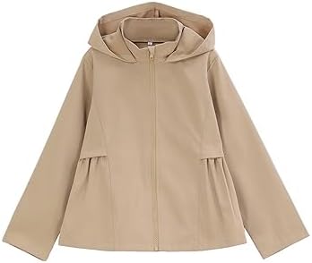 GERU Girls Lightweight WaterproofTrench Coat Jacket 3-12Y