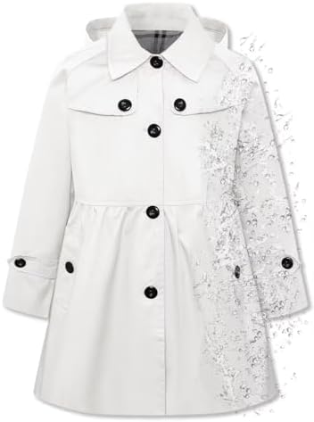 Betusline Girls Lightweight Trench Coats