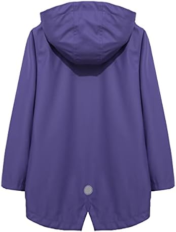 Stay Dry Warm - Hiheart Boys Girls Waterproof Rain Jacket Fleece Lined Softshell
