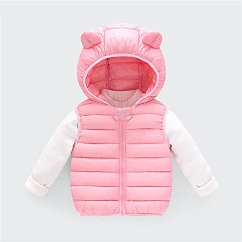 Cartoon Bear Ears Puffer Vest