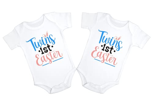 Handmade Twinned Wins 0-3 Months Twin Set Eastert Baby Girls
