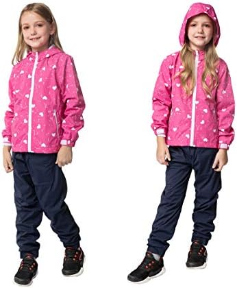 Hiheart Girls Lightweight Hooded Jackets