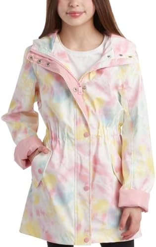 Urban Republic Girls Lightweight Water-Resistant Rain Jacket Stylish and Functional