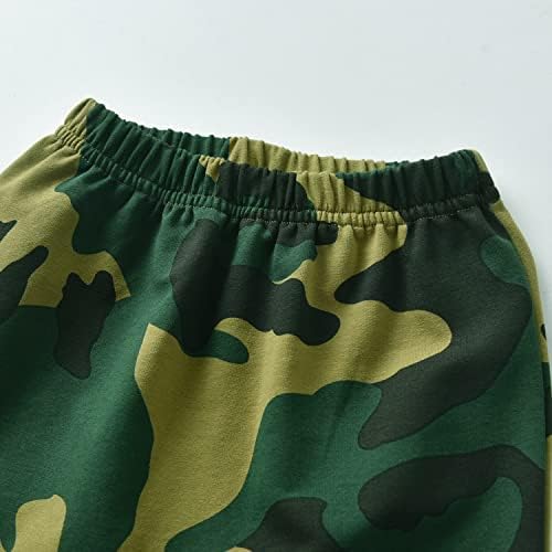 Eghunooy Toddler Infant Boy Outfit Set Long Sleeve Hoodie Pants