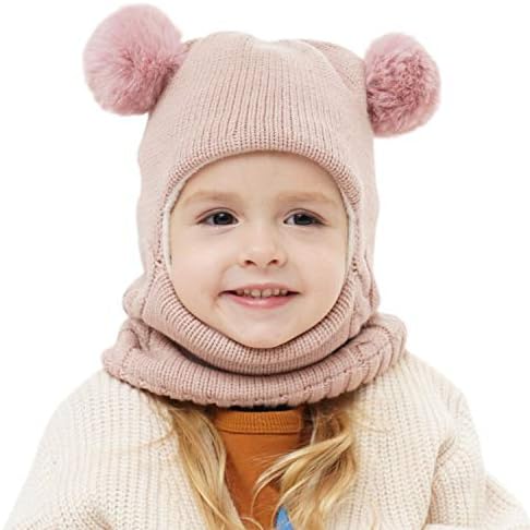 GZMM Baby Winter Hat Scarf Set - Cozy Coats for Toddler Girls