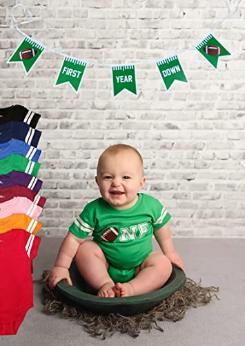 Handmade Personalized First Birthday Football uniform set