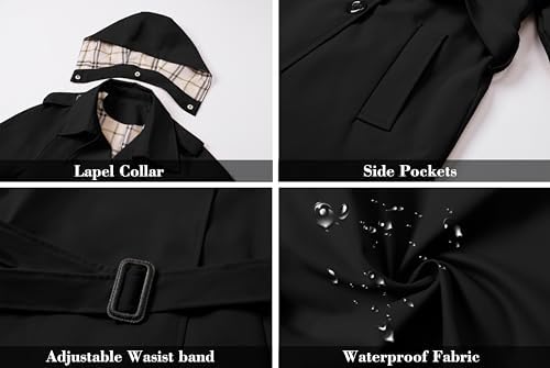 Girls Womens Waterproof Rain Jacket