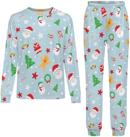 MEIKKO Kids Thermal Underwear Set Christmas Nutcracker Pajamas for Boys and Girls
