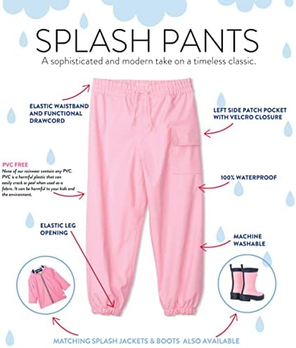Hatley Kids Waterproof Rain Pants Durable Comfortable