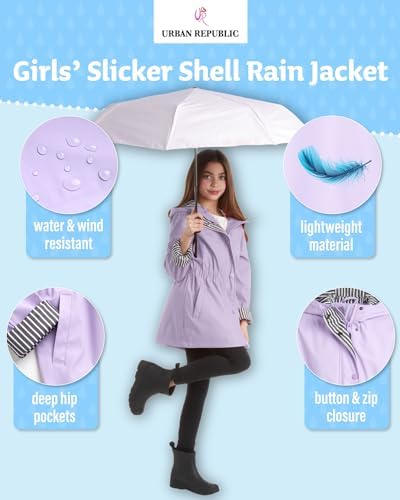 DRYWIND-INFESTED GIRLS RAIN JACKET
